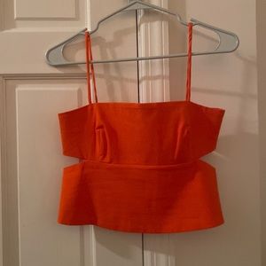 Bright Orange Top